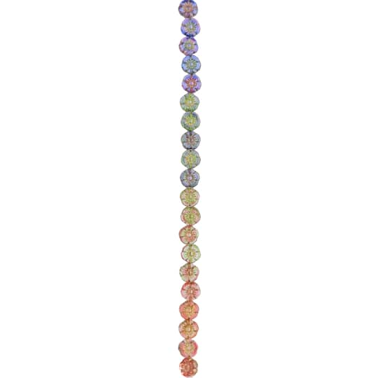 Sun Daisies Czech Glass Flower Beads, 8.6mm by Bead Landing&#x2122;
